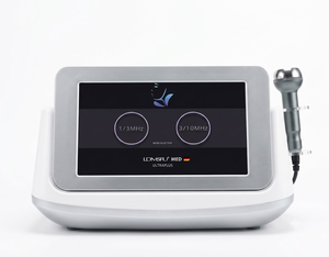 Máquina de Belleza Portátil LDM <span class=keywords><strong>2</strong></span> con <span class=keywords><strong>2</strong></span> Manijas para Reducción de Arrugas y Rejuvenecimiento de Colágeno en la Piel, 1Mhz/3Mhz/10Mhz - Product Image 1