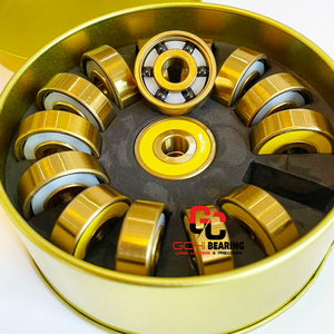 Roulements de quadruple en ligne de planche à roulettes de boule en céramique d'or <span class=keywords><strong>suisse</strong></span> d'or 8x22x7mm - Product Image 1