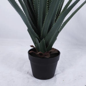Planta de <span class=keywords><strong>Agave</strong></span> Artificial con pinchos para interiores y exteriores, verde sintética realista resistente a los rayos UV - Product Image 5