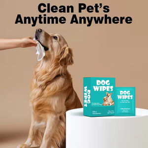 Toallitas de Limpieza Ecológicas para Mascotas al por Mayor, Portátiles, Envasadas Individualmente, Sin Alcohol, para Perros y Gatos, para Desodorizar - Product Image 2