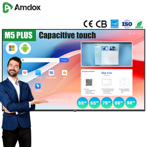 Amdox Điện Dung Màn Hình Thông Minh 55 65 75 Inch Bảng Tương Tác Android 14 Hội Nghị Hợp Tác Hệ Thống - Product Image 1