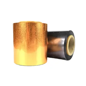 Jinghua Feuille d'estampage à froid au laser Feuille d'or mat et d'argent pour l'impression UV ou l'impression flexographique pour papier/plastique/tissu