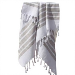 Wholesale 100% Cotton Turkish <b>Beach</b> <b>Towel</b> Cotton Fouta <b>Towel</b> Stylish Modern Striped <b>Towel</b> Breathable Eco-Friendly Quick-Dry - Product Image 1