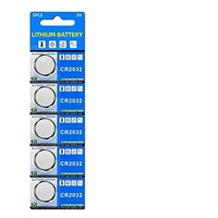Pile bouton au lithium CR2032 3V pour télécommandes, jouets, appareils électroménagers, clés de voiture, cartes mères d'ordinateurs, montres et appareils intelligents