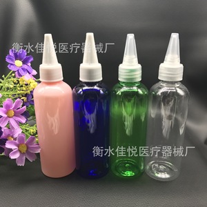 100ml oil <b>bottle</b>, 100ml plastic <b>bottle</b>, PET transparent <b>small</b>-mouth <b>bottle</b>, pointed spout <b>bottle</b>, paint <b>bottle</b> (in stock) - Product Image 3