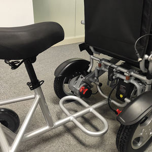 Remorque de chariot d'attachement de fauteuil roulant pour le gardien ou le membre de la famille ou l'ami pour sortir avec le cavalier de fauteuil roulant ensemble - Product Image 3