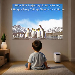Proiettore <span class=keywords><strong>di</strong></span> Storie per Bambini Fai-da-Te, Luci Notturne Smart Home, Alimentazione USB, Materiale ABS, con 4 Carte Film per l'Apprendimento delle Fiabe - Product Image 6