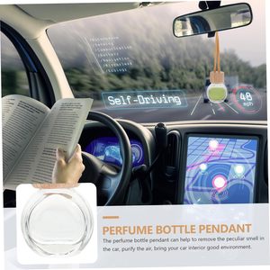 Wholesale Customizable Logo <b>10ml</b> Car Diffuser Empty Air Freshener Perfume Glass <b>Bottle</b> with Pump Sprayer and Screen Printing - Product Image 3