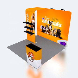 10X10 Aluminium Tension Tissu Étagère Affichage Salon Portable Publicité Promotion 10x10 Exposition Salon Stand - Product Image 3