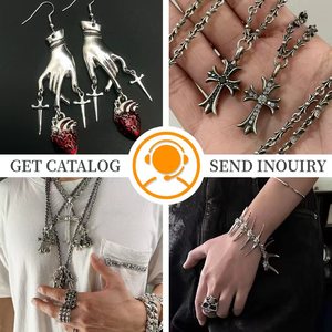 CX OEM& ODM 맞춤형 주얼리 DIY 제작 목걸이 귀걸이 반지 팔찌 맞춤형 실버 황동 스테인리스 스틸 주얼리 - Product Image 6