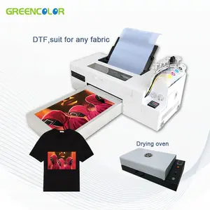 Mini A3 A4 direct to film PET heat transfer film with white ink circulation and stirring for T shirt printing