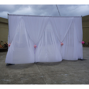 Aluminum adjustable <b>backdrop</b> <b>stand</b> kit pipe and drape for wedding decoration - Product Image 1