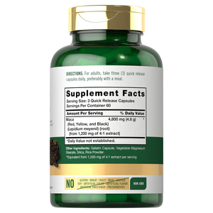 Meilleures capsules de santé immunitaire à base d'extrait de racine de maca et d'ashwagandha, capsules de maca végétariennes, capsules de maca pour soutenir l'énergie et les performances - Product Image 2