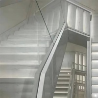 Century mosaic Großhandel Naturstein Straight Spiral Marmor Treppe Stufen und Riser Fliesen Projekt Custom ized