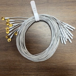Cable de electrodo óptico de alta potencia EEG Mud Nocheng para ordenador, cable de electrodo de disco, cable de electrodo para electromiografía, 1.5m - Product Image 1