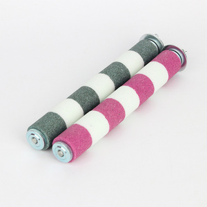 Pesce persico per macinare le unghie del pappagallo-supporto per trespolo sabbioso, accessori per gabbie per uccelli, trespolo per tagliaunghie in acciaio inossidabile - Product Image 5