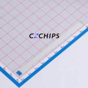 HX FFC-0.5-10P-100mm F FFC Cable (Flexible Flat Cable) P=0.5mm Connector 10P 0.5mm 0.3mm Reverse - Product Image 2