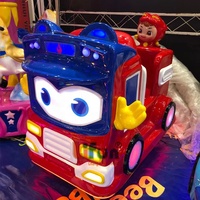LiFun Nouvelle Machine de Jeu pour Parc d'Attractions Intérieur/Extérieur, Manège pour Enfants à Monnayeur avec Écran LCD 15 pouces en Métal, Version Anglaise