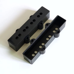 Couvercle de micro pour <span class=keywords><strong>guitare</strong></span> basse Jazz, manche et pont noirs, pièces de ramassage en gros, <span class=keywords><strong>1</strong></span> ensemble - Product Image 1