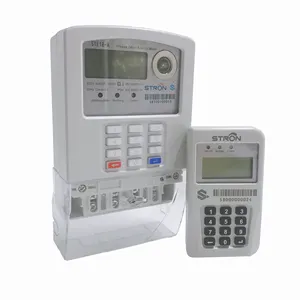 Gprs/rf/plc medidor de energia inteligente, pré-paga/multifuncional de fase única/medidor de eletricidade/energia inteligente com unidade de interface do usuário