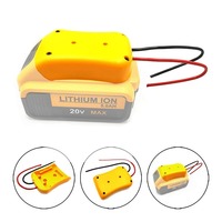 Adaptateur de roue motrice avec kit de conversion pour batterie Dewalt 20V, kit de conversion pour voitures RC DIY, jouets robotiques