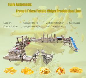 Low Investment Fully Automatic Small Scale 300kgh French Fries Production Line for Industrial Snack <strong>Processing</strong> Plants - Product Image 3