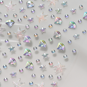 Autocollants de maquillage en <span class=keywords><strong>diamant</strong></span>, autocollants de perles 3D scintillants et colorés, bijoux, décoration pour les yeux et le visage, décoration de maquillage DIY pour festival de musique - Product Image 4