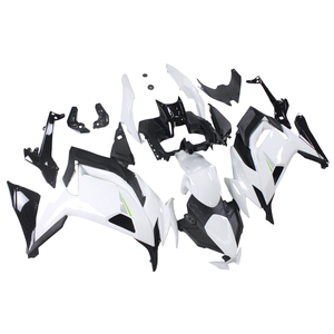 Kit de Carenado Blanco Negro Brillante para <span class=keywords><strong>Kawasaki</strong></span> <span class=keywords><strong>Ninja</strong></span> <span class=keywords><strong>650</strong></span> 2021 2020 <span class=keywords><strong>2022</strong></span> 2023 - Product Image 2