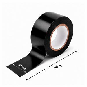 Nastro isolante 40 m x 38 mm. Nero. Uso Domestico - Product Image 2