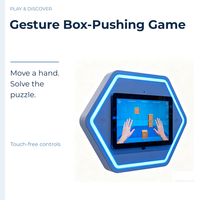 Jeu de poussée de boîtes hexagonales, exposition scientifique interactive, présentoir éducatif STEM pour écoles et musées scientifiques