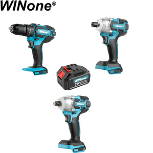 แบตเตอรี่ลิเธียมแบบเปลี่ยนได้ที่ดีที่สุด 18v 21V 20-v 4.0Ah 5.0A ชุดเครื่องมือไร้สาย 3 ชิ้น ชุดมิลวอกี - Product Image 1