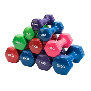 Paire d'haltères en vinyle Body Sport à <span class=keywords><strong>prix</strong></span> réduit de 1 <span class=keywords><strong>kg</strong></span> à <span class=keywords><strong>10</strong></span> <span class=keywords><strong>kg</strong></span> - Product Image 1