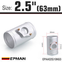 ADDCO adaptor Sensor aliran udara, Aluminium 2 "/2.5"/3 "untuk Toyota untuk Mazda untuk Subaru Air Intaker MAF Adapter Flange Base EPAA02G10K