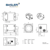 Caméra industrielle de vision Basler Ace A2A2448-90mgm IMX547 90 Fps 5 MP CMOS