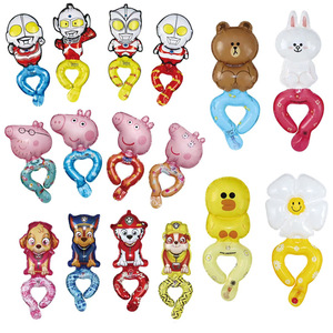 Dibujos animados muñeca figura Animal muñeca globo oso conejo Rana zorro dibujos animados globos mano usando globos de papel de aluminio juguetes <span class=keywords><strong>para</strong></span> niños - Product Image 1