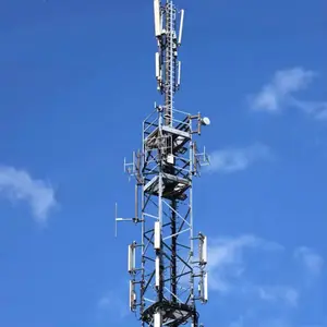 15 м, 3-ногая оцинкованная радиоопора с gsm монополи, антенна, мачта, коммуникационная башня