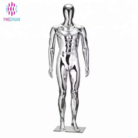 Maniquí de Alta Calidad, Versátil, Decorativo, Realista, Fácil de Limpiar, Estilo Galvanizado, Modelo Masculino para Tienda