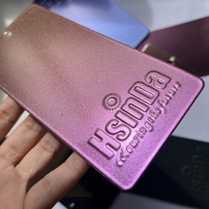 Scintillante rivestimento in polvere di poliestere metallizzato in colore verde e <span class=keywords><strong>oro</strong></span> finitura lucida - Product Image 5