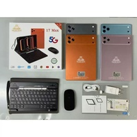 Tablette PC Android 15 Smart King 17 MAX 10 pouces avec SIM, Wi-Fi, 18+1 To, clavier, souris, étui de protection, stylet et accès au Play Store