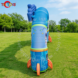 Opblaasbare boog voor buitenreclame, op maat gemaakte ruimtethema ruimteschip van nylon, 5m gigantisch - Product Image 6