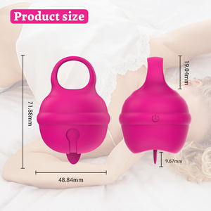 Ylove Vibratore Ricaricabile a Forma di Campana con 10 Funzioni e Funzione Vaginale, Giocattolo Sessuale per Donne - Product Image 4
