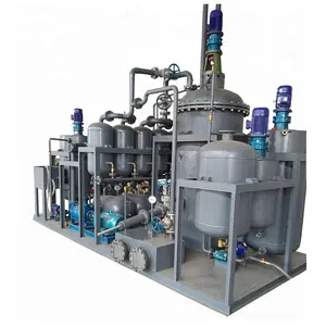 Kleinste Capaciteit 500Liter Per Dag Afval Olie Naar Diesel Plant Gebruikt Motorolie Recycling Minerale Olie Destillatie