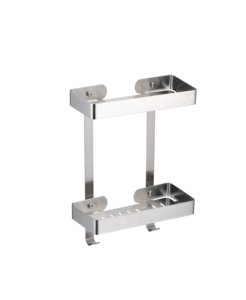 Articoli da toeletta da parete per bagno Shampoo da bagno scaffale per Gel doccia scaffale in acciaio inossidabile - Product Image 4