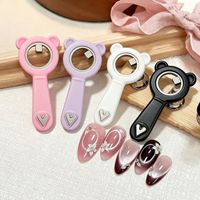 Imán 2 en 1 para efecto ojo de gato, imán de doble punta para efecto corazón y anillo, efecto de uñas con forma de corazón y agujero negro, venta al por mayor