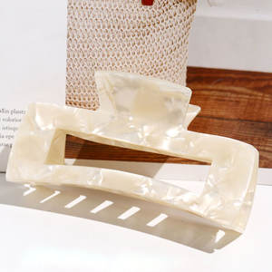 XinMei – pinces à <span class=keywords><strong>cheveux</strong></span> en acétate biodégradable, logo personnalisé, rectangle, forte tenue <span class=keywords><strong>xxl</strong></span>, clips à griffes pour femmes, <span class=keywords><strong>cheveux</strong></span> épais de 13cm - Product Image 3