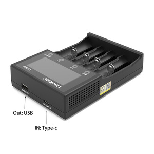 Analyseur à 4 fentes Testeur de batterie Li-ion NiMH <span class=keywords><strong>Chargeur</strong></span> de batterie AAA 10440 14500 16340 18650 <span class=keywords><strong>Chargeur</strong></span> de batterie - Product Image 1