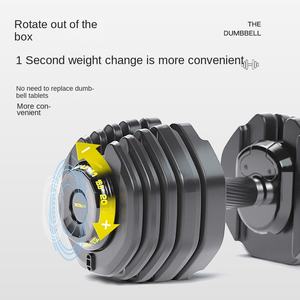 Haltères à Poids Réglables Automatiquement et Rapidement - Équipement de Fitness Unisexe pour la Maison avec Réglage Intelligent - Product Image 5