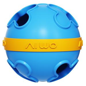 Çevre dostu dayanıklı silikon <span class=keywords><strong>Pet</strong></span> çiğnemek oyuncak aperatif dağıtım topu köpek sabır eğitim çene kas gevşeme için açık - Product Image 5