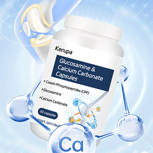 Cápsulas de glucosamina y carbonato de calcio Kerupa, soporte óseo de fácil absorción para suplemento diario - Product Image 3