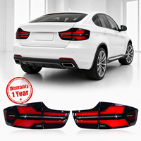 Feux arrière LED avec boîtier ABS anti-corrosion et résistant à la rouille pour BMW X6 E71 G05 2008-2014, style Plug and Play, homologué ECE R6